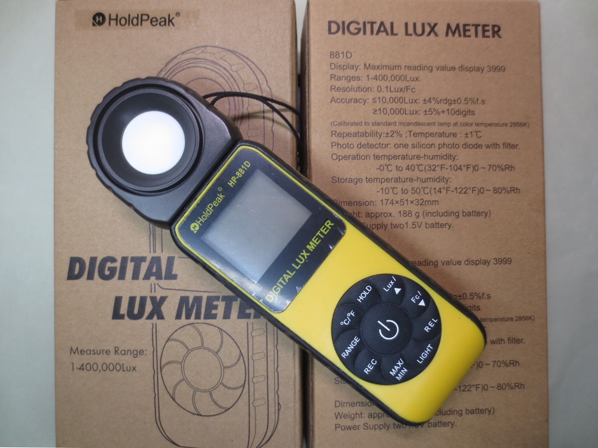 milkマーケットAP-881D デジタル照度計 光度計 携帯型ライトメーター 1-40000 高速応答 Lux 高精度測定周囲温度測定器  0.1-400000